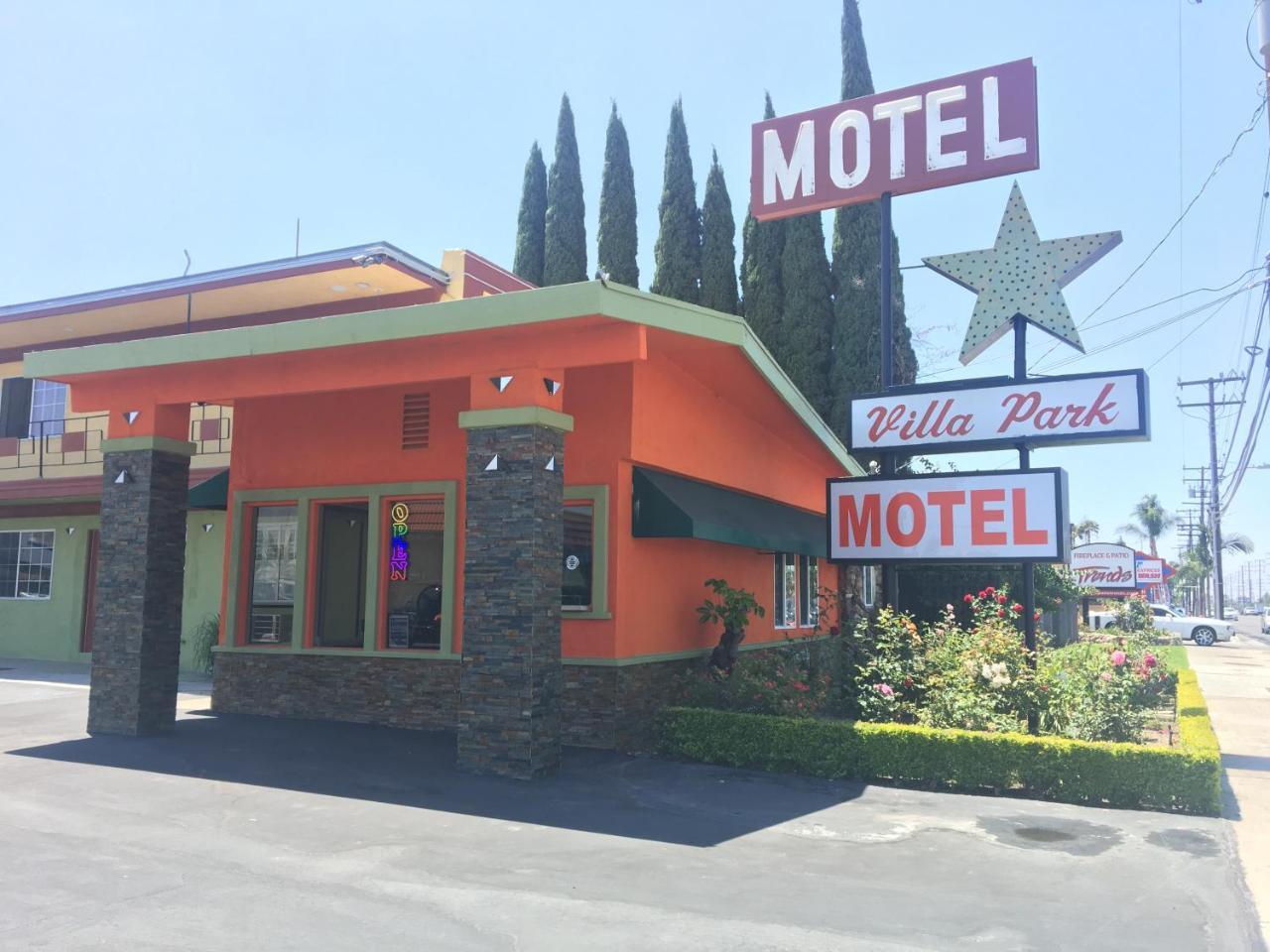 Villa Park Motel Orange Exterior photo